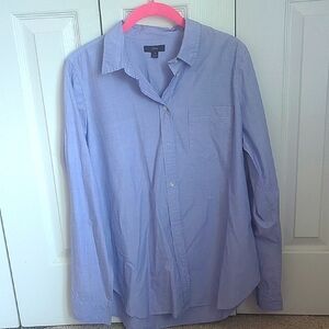 J. Crew Blue Blouse Classic Design
